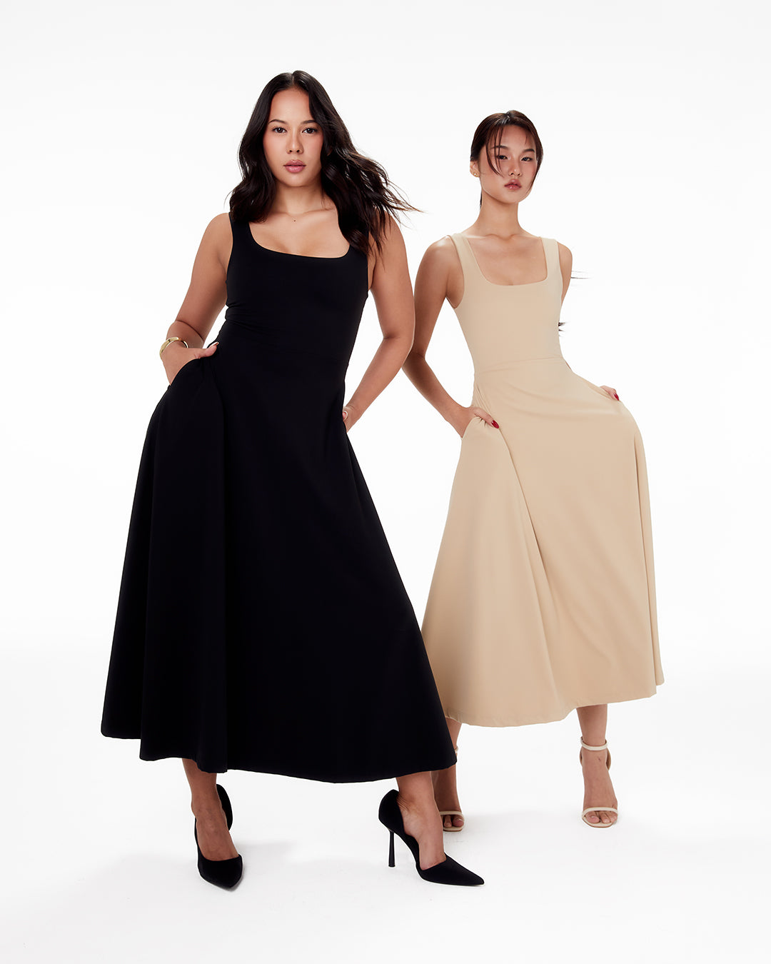 A Flared Basic Dress A Flared Basic Dress